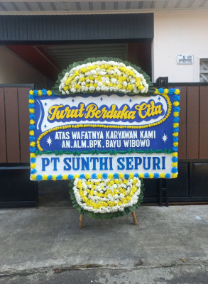 Papan Bunga Duka di Karamat